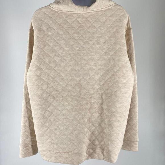 Stylus Quilted Hooded Pullover Sweater - XL - Picture 2 of 4